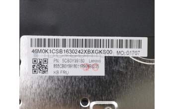 Lenovo 5CB0Y99180 Tastatur inkl. Topcase ASM_USINTE BLNFPW81X3GY