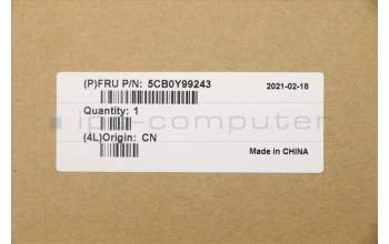 Lenovo 5CB0Y99243 Tastatur inkl. Topcase ASM_US INTE BLFPW81X3GY