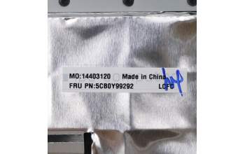 Lenovo 5CB0Y99292 C-Cover with keyboard,UK English,Backlight,Non_Fingerprint