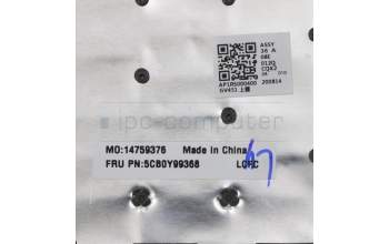 Lenovo 5CB0Y99368 Tastatur inkl. Topcase ASM_UK L82C2 IGTEX
