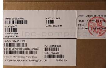 Lenovo 5CB0Z20935 Tastatur inkl. Topcase ASM_HB L82C3IGTEX