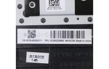 Lenovo 5CB0Z20992 Tastatur inkl. Topcase ASM C81YT KB US
