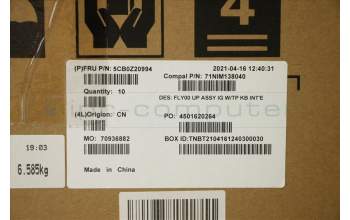 Lenovo 5CB0Z20994 Tastatur inkl. Topcase ASM C81YT KB INT\'E