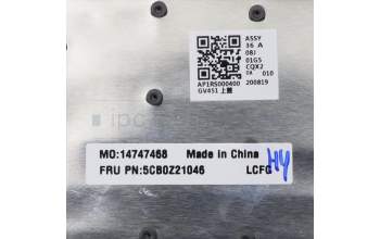 Lenovo 5CB0Z21046 Tastatur inkl. Topcase ASM_GK L82C6 IGTEX