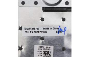 Lenovo 5CB0Z21057 Tastatur inkl. Topcase ASM_TR L82C6 IGTEX