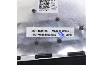 Lenovo 5CB0Z21059 Tastatur inkl. Topcase ASM_US INTE L82C6 IGTEX