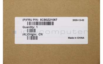 Lenovo 5CB0Z21067 Tastatur inkl. Topcase ASM_UKR L82C6 IGTEX