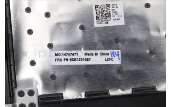 Lenovo 5CB0Z21067 Tastatur inkl. Topcase ASM_UKR L82C6 IGTEX