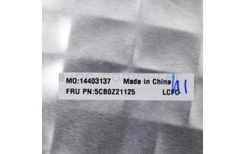 Lenovo 5CB0Z21125 Tastatur inkl. Topcase ASM_RU L81Y8 NFPBL