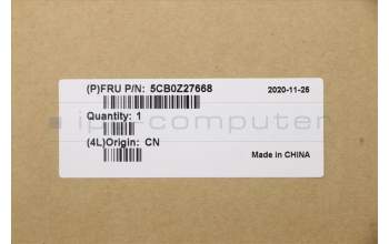 Lenovo 5CB0Z27668 Tastatur inkl. Topcase ASM_CZ-SKL82B5NFPBL