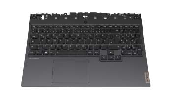 5CB0Z27676 Original Lenovo Tastatur inkl. Topcase DE (deutsch) schwarz/schwarz mit Backlight