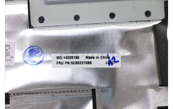 Lenovo 5CB0Z27686 C-Cover with keyboard,Portuguese,Backlight,Non_Fingerprint