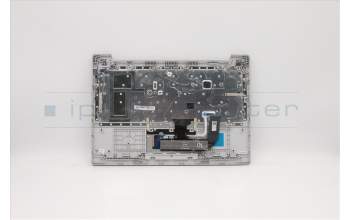 Lenovo 5CB0Z27785 C-Abdeckung mit Tastatur, Englisch (US, Euro), Platingrau, Ohne_Hintergrundbeleuchtung