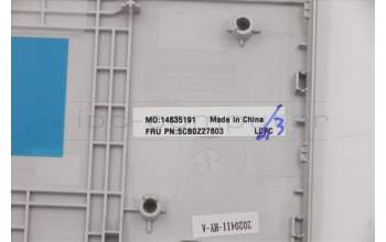 Lenovo 5CB0Z27803 C-Abdeckung mit Tastatur, Deutsch, Platingrau, Nicht_beleuchtet