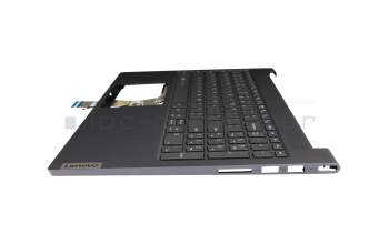 5CB0Z28179 Original Lenovo Tastatur inkl. Topcase US (englisch) grau/grau mit Backlight