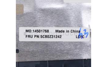 Lenovo 5CB0Z31242 Tastatur inkl. Topcase ASM_USAL81YK FPBLAB