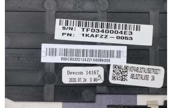 Lenovo 5CB0Z32124 C-Cover with keyboard,Thai,Grey