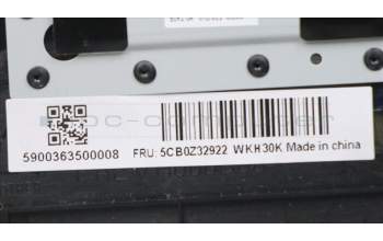 Lenovo 5CB0Z32922 Tastatur inkl. Topcase ASM C82EH KB UK