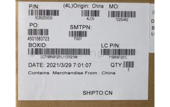 Lenovo 5CB0Z53030 Tastatur inkl. Topcase ASM_CZ-SK B 82G4 AB