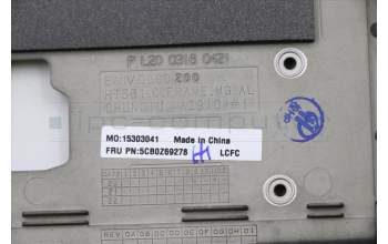 Lenovo 5CB0Z69278 COVER FRU T15G2_C_COV_ASSY_UHD_W_FPR