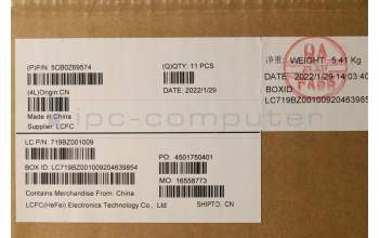 Lenovo 5CB0Z69574 COVER FRU P15SG2_D_COVER_BK_W_WWAN NE