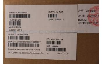 Lenovo 5CB0Z69597 COVER FRU P16SG1_D_COVER_SWG_SUB_ASSY