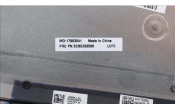 Lenovo 5CB0Z69598 FRU P16SG1_D_COVER_UMA_WL_ASSY_GY