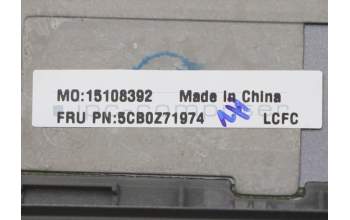 Lenovo 5CB0Z71974 Tastatur inkl. TopcaseASM B 82BC BL RGB FRA