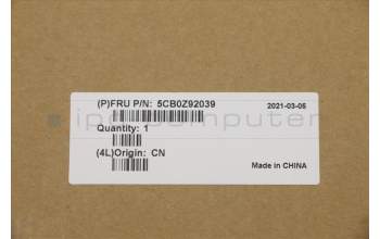 Lenovo 5CB0Z92039 Tastatur inkl. TopcaseASM B 82BC BL RGB GER