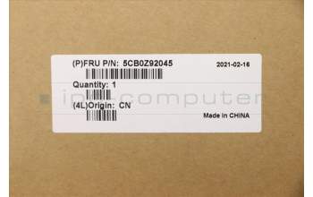 Lenovo 5CB0Z92045 Tastatur inkl. TopcaseASM B 82BC BL RGB ITA