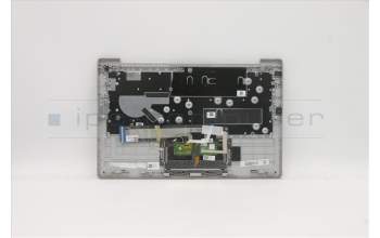 Lenovo 5CB1A13552 C-Cover with keyboard,Czech,Silver,Backlight,Non_Fingerprint