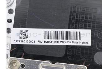 Lenovo 5CB1A13637 COVER Upper C81YM AL_SIL FP BLKB_ITA