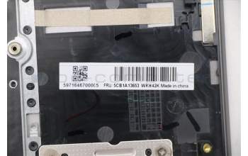 Lenovo 5CB1A13653 COVER Upper C81YM AL_BLK FP BLKB_HUN