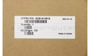 Lenovo 5CB1A13812 C-Cover with keyboard,UK English,Silver,Non_Backlight,FingerPrint