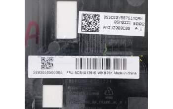 Lenovo 5CB1A13916 COVER Upper C81YM AL_SIL FP BLKB_FRE