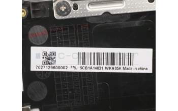 Lenovo 5CB1A14031 C-Cover with keyboard,Portuguese,Silver,Non_Backlight,FingerPrint