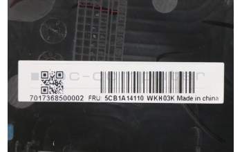 Lenovo 5CB1A14110 COVER Upper C81YM AL_BLU FP BLKB_CZ-SK