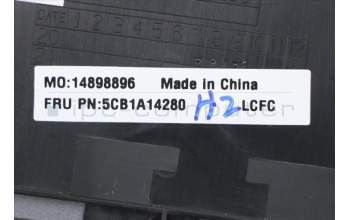 Lenovo 5CB1A14280 C-Cover with keyboard,Hebrew,Storm Grey