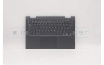Lenovo 5CB1A16225 C-Cover with keyboard, Czech/Slovakian, Slate Grey, UK
