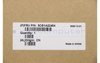 Lenovo 5CB1A22464 C-Cover with keyboard, French, Slate Grey, Backlight