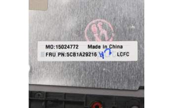 Lenovo 5CB1A29216 Tastatur inkl. Topcase ASM_BULL81YQBLFPGGML