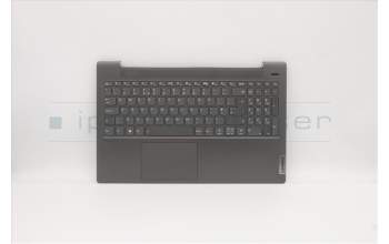 Lenovo 5CB1A29940 C-Abdeckung mit Tastatur, Englisch (GB), Platingrau, Hintergrundbeleuchtung, Fingerabdruck