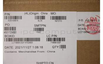 Lenovo 5CB1A99618 Tastatur inkl. Topcase deutschL81YQNBLNFPGGML