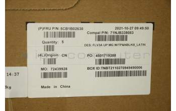 Lenovo 5CB1B02630 Tastatur inkl. Topcase ASM_LA SPA C 20VF MGNBL