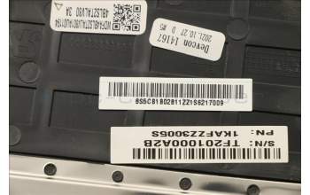 Lenovo 5CB1B02811 Tastatur inkl. Topcase ASM_CZ-SK Q82A3 GY