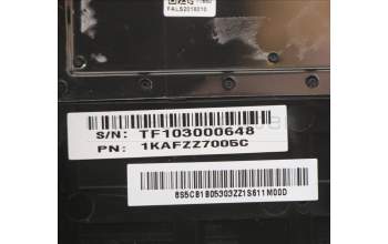 Lenovo 5CB1B05303 Tastatur inkl. Topcase ASM_RU Q82A3 GY