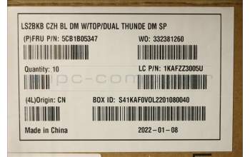 Lenovo 5CB1B05347 Tastatur inkl. Topcase ASM_CZ-SK Q82A3 DM