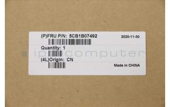 Lenovo 5CB1B07492 Tastatur inkl. Topcase ASM_POR L20V3 MGRBL
