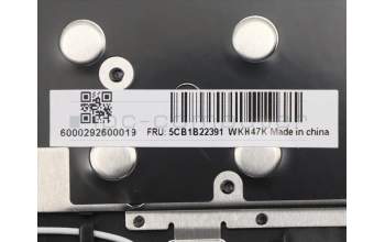 Lenovo 5CB1B22391 Tastatur inkl. Topcase ASM_THAI C 82FN BL