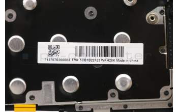 Lenovo 5CB1B22423 Tastatur inkl. Topcase ASM_FRA C 82FN BL